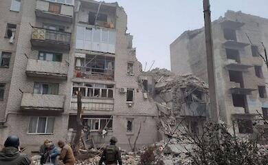 Russische Truppen starten Luftangriffe auf Chasowy Jar