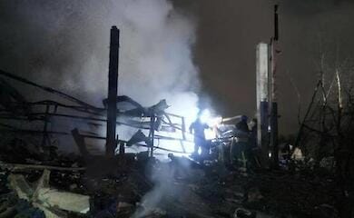 Russen feuerten &uuml;ber Nacht Raketen auf Zaporizhzhya