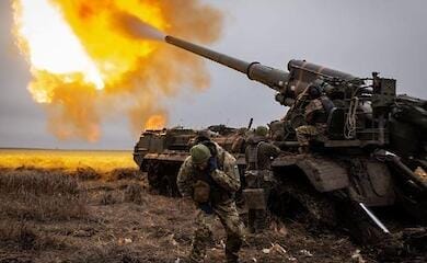 Grenzsoldaten zerstören russisches Lagerhaus bei Luhansk