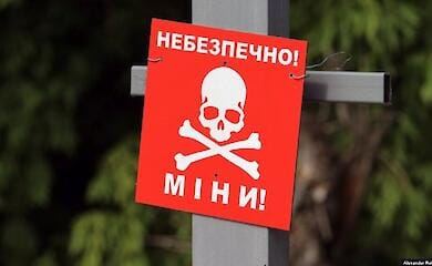 Zwei Männer durch Minen in der Region Kherson in die Luft gesprengt