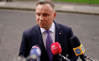 Der polnische Pr&auml;sident Andrzej Duda