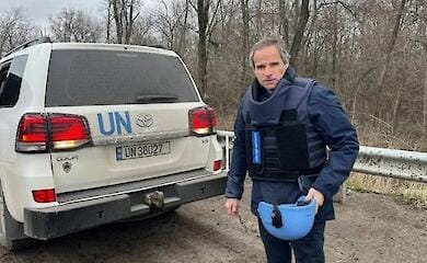 Rafael Grossi trifft bei Zaporizhzhia NPP ein
