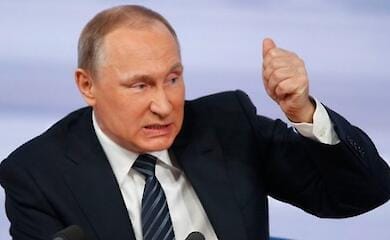 Russische Propagandisten behaupten, Putin sei in den besetzten Gebieten der Oblaste Luhansk und Cherson gewesen
