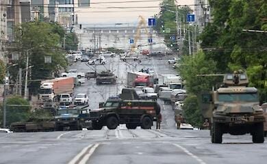 Prigozhin erzählte, wie es den PMCs gelingt, sich so schnell in Russland zu bewegen. Seine Söldner sind bereits in der Region Tula