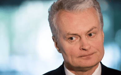 Der litauische Präsident Gitanas Nauseda