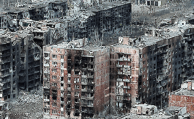 Verteidigungskr&auml;fte bringen Bakhmut unter Feuerschutz