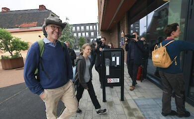 Die Aktivistin Greta Thunberg steht in Schweden vor Gericht, weil sie während einer Demonstration der Polizei nicht gehorcht hat