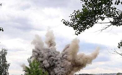 Ignat sagte, es habe einen Raketenangriff aus Weißrussland gegeben