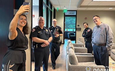 Berdychivs Polizisten haben eine Schwesterstation in North Carolina (Foto)