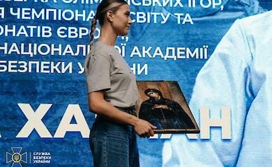 Champion Olga Kharlan: Ich bin stolz darauf, dass die Russen wissen, dass ich f&uuml;r den SBU arbeite. Sollen sie doch Angst haben! (Foto)