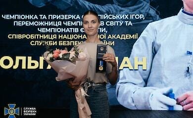 Champion Olga Kharlan: Ich bin stolz darauf, dass die Russen wissen, dass ich f&uuml;r den SBU arbeite. Sollen sie doch Angst haben! (Foto)