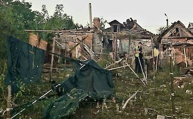 Im Morgengrauen des 22. August schlug die russische Armee in Kryvyi Rih zu. Ein Mann wurde verletzt