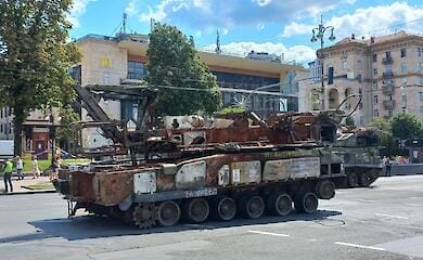 Parade der zerst&ouml;rten russischen Ausr&uuml;stung findet auf Khreshchatyk statt (Foto, Video)