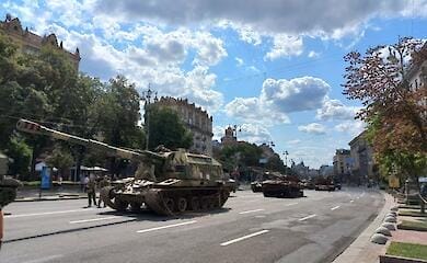 Parade der zerst&ouml;rten russischen Ausr&uuml;stung findet auf Khreshchatyk statt (Foto, Video)