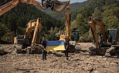 Ukrainische Retter beenden Arbeit in Slowenien (Video, Foto)