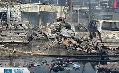 Bilder von den Folgen des Beschusses von Konstantinowka ver&ouml;ffentlicht (Video, Fotos)