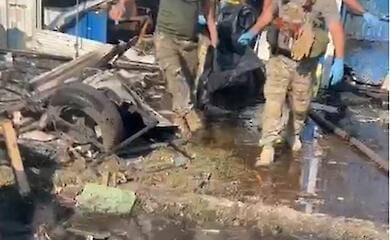 Bilder von den Folgen des Beschusses von Konstantinowka ver&ouml;ffentlicht (Video, Fotos)