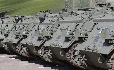 Der Weltkongress der Ukrainer spendete gepanzerte Mannschaftstransporter f&uuml;r die TRO-Truppen