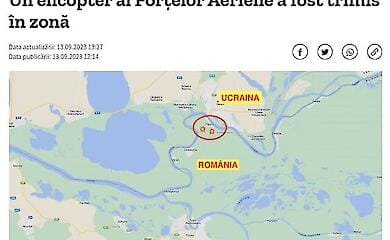 Wahrscheinliches Drohnenwrack nach russischem Angriff auf ukrainische H&auml;fen in der Nacht erneut in Rum&auml;nien gefunden