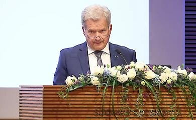 Präsident von Finnland Sauli Niiniste
