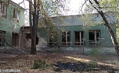 Russen feuerten auf Hochschuleinrichtung in Cherson, es gibt Verletzte