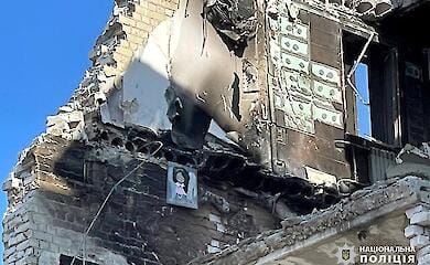 Trümmerbeseitigung am Ort des Raketenangriffs in Cherkasy abgeschlossen