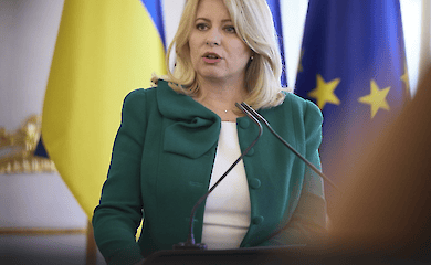 Pr&auml;sidentin der Slowakei Zuzana Čaputova