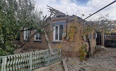 Im Laufe des Tages griffen die Russen den Bezirk Nikopol achtmal an, es gab Verwundete