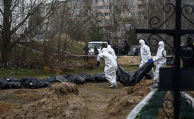 Zahl der von den Russen in Bucha get&ouml;teten Zivilisten genannt