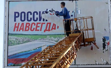 Besatzer wollen "Wahlen f&uuml;r Putin" in den vor&uuml;bergehend besetzten Gebieten abhalten