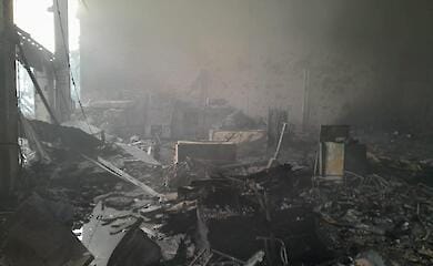 N&auml;chtlicher Beschuss zerst&ouml;rte einen humanit&auml;ren Hilfszug in Kherson