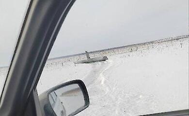 Ein russischer Marschflugkörper ist in der Nähe von Wolgograd, Russland, abgestürzt