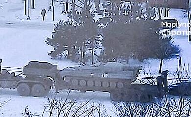 Das Erscheinen der "Schlange Gorynych" der Insassen wurde in Mariupol aufgenommen