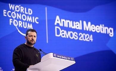Zelensky sprach in Davos