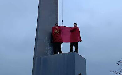 Im vor&uuml;bergehend besetzten Mariupol brachten die Russen die Komsomol-Bewegung zur&uuml;ck