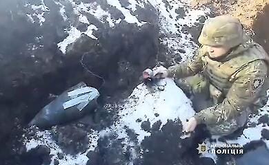 Polizei neutralisiert zwei abgeschossene russische Drohnen