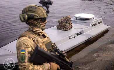 SBU zeigte Tests der ersten Drohne "Sea Baby"