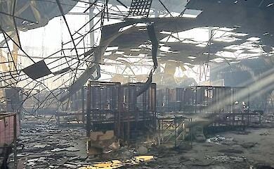 Die New Post zeigte die Folgen des Angriffs auf Odessa