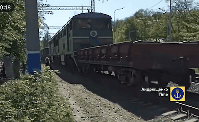 Der erste "Besatzungs"-Zug verlie&szlig; Mariupol in Richtung Volnovakha