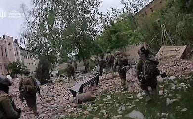 Geheimdienst enthüllt Video von Straßenkämpfen in Wolchansk