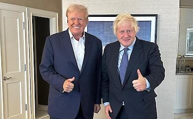 Johnson sagte, Trump werde die Ukraine stark und entschlossen unterst&uuml;tzen