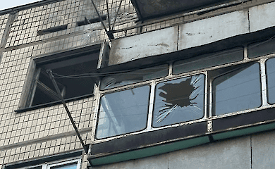 In Nikopol haben die Russen ein Wohnhaus mit einer Drohne getroffen, ein Kind wurde verletzt 