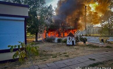 Russische Armee beschie&szlig;t Kindercaf&eacute; in Zaporizhzhya: vier Verletzte