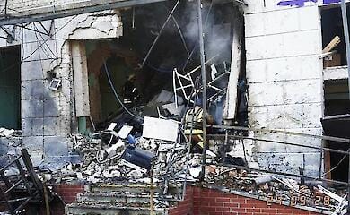 Doppelter Angriff der Russischen F&ouml;deration auf Krankenhaus in Sumy: neun Menschen get&ouml;tet