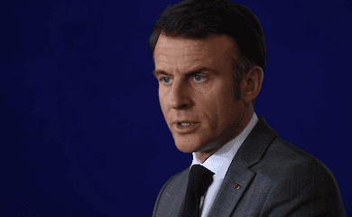 Macron verkündete nach seiner Ankunft in Kiew drei Hauptbotschaften