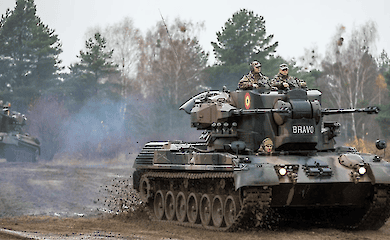 Deutsches Gepard-Flugabwehrsystem