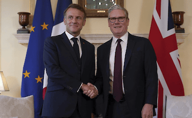 Emmanuel Macron und Keir Starmer