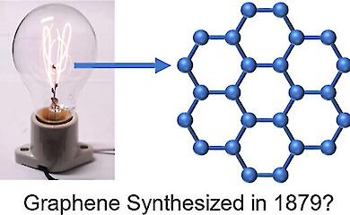 Wissenschaftler wiederholten Thomas Edisons Erfahrung mit einer Gl&uuml;hbirne und erhielten Graphen: ein Zufall, der alle &uuml;berraschte