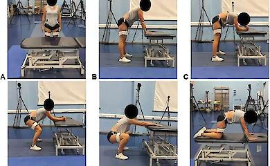 Sieben 'aufrechte' Geburtspositionen wurden hinsichtlich der Belastung des Beckens und des R&uuml;ckens verglichen