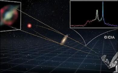 Ein Teleskop in Südafrika hat den am weitesten entfernten kosmischen Masern in der Geschichte erfasst